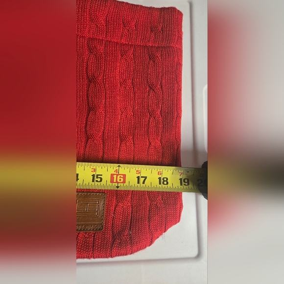 Tommy Hilfiger Red Tote Bag - Picture 5 of 8